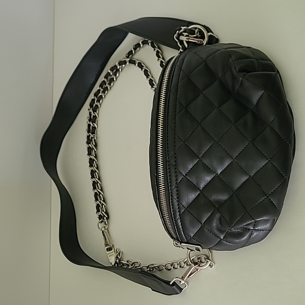 COPY - Steve Madden Mandie quilted faux leather sling/bum bag
